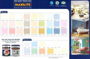 Bảng Màu Sơn MAXILITE TRONG NHÀ – A901