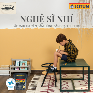CÙNG VỚI BỘ SƯU TẬP MẦU SẮC MỚI NHẤT 2023 CỦA SƠN JOTUN LÀM MỚI CĂN PHÒNG CỦA BÉ !